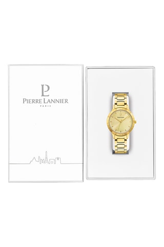 Montre à quartz doré à l'or jaune