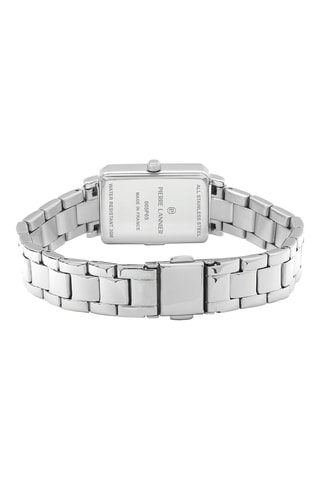 Montre à quartz en acier - Argenté et rose