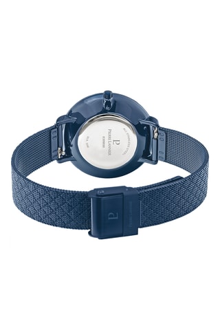 Montre à quartz en acier - Bleu