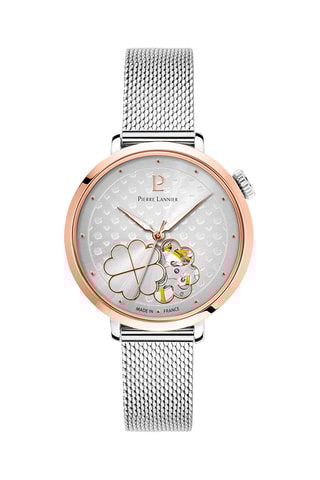 Montre automatique en acier - Argenté et doré rose