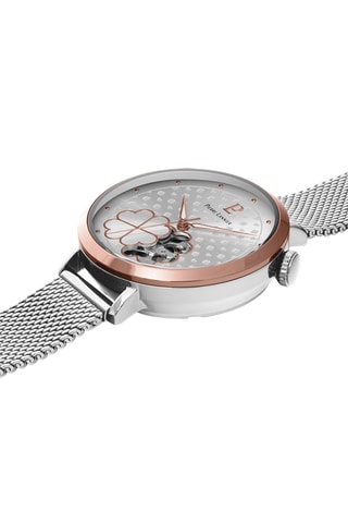 Montre automatique en acier - Argenté et doré rose