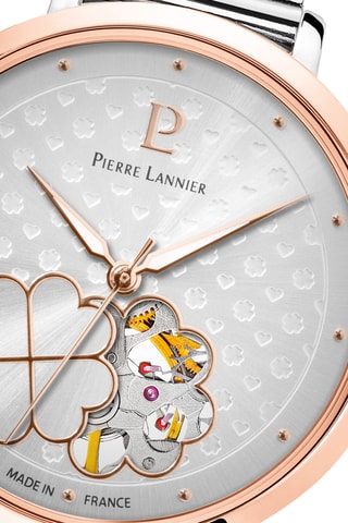 Montre automatique en acier - Argenté et doré rose