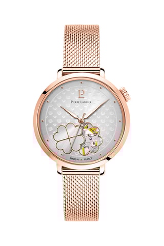 Montre automatique en acier - Doré rose et argenté