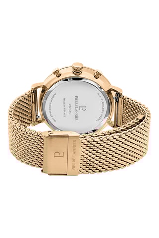 Montre à quartz en acier - Chronographe - Doré et noir