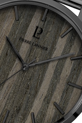 Montre à quartz en acier - Gris et marron