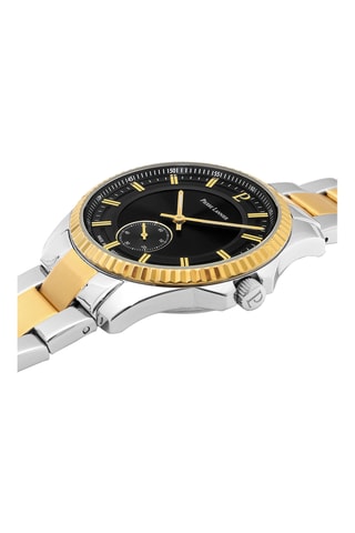 Montre à quartz en acier - Argenté et doré