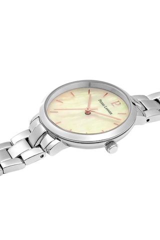 Montre à quartz en acier Aura  Argenté