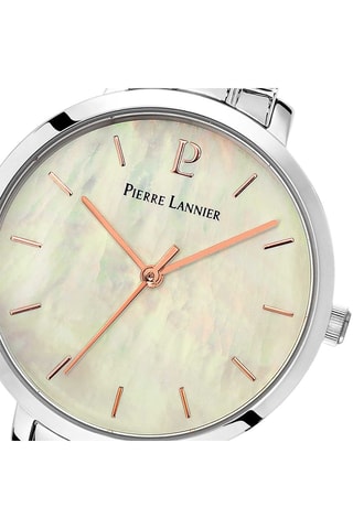 Montre à quartz en acier Aura  Argenté