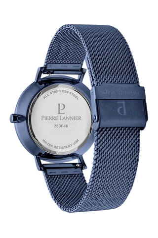 Montre à quartz en acier Echo - Bleu