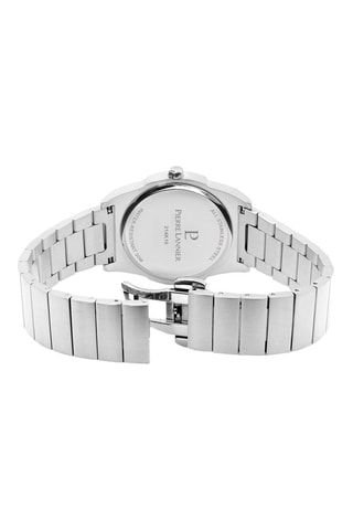 Montre à quartz en acier Candide - Argenté et bleu marine