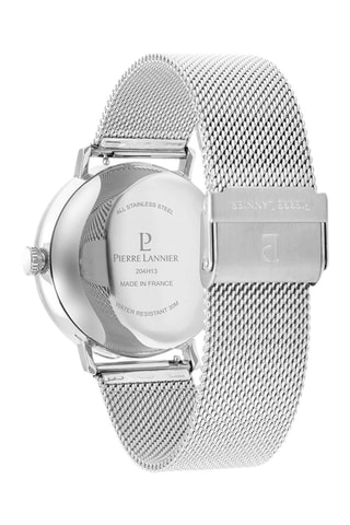 Montre à quartz en acier Gaius -  Argenté