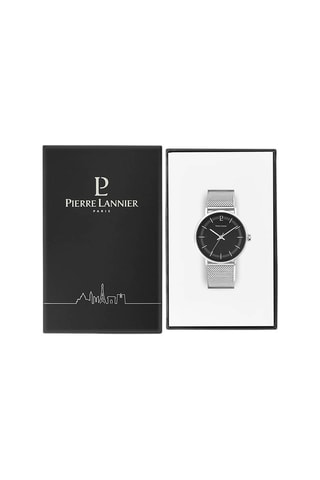 Montre à quartz en acier Gaius -  Argenté