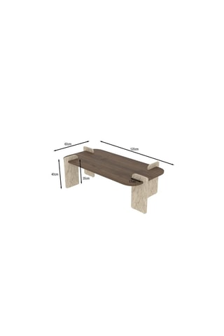 Table basse - 120 x 60 x 40 cm