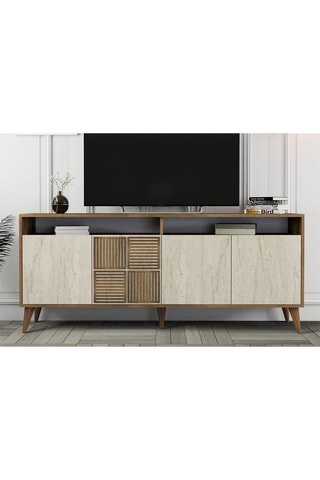 Buffet 4 portes Milan - 180 x 78,6 x 35 cm