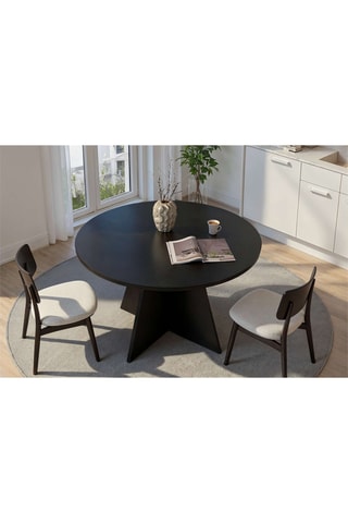 Table à manger Virella - 120 x 75 x 120 cm