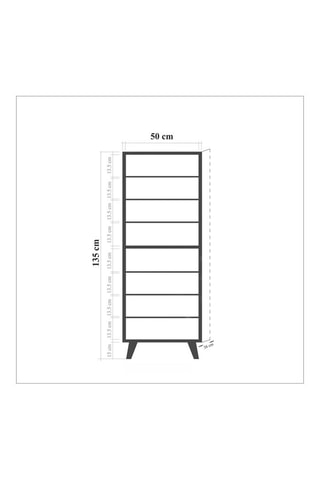 Meuble à chaussures  - 50 x 38 x 128 cm