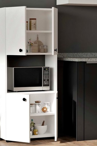 Meuble de cuisine 4 portes - 60 x 31,4 x 140 cm