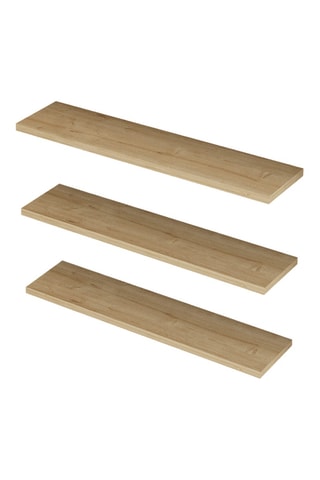 3 étagères murales - 60 x 1,8 x 14,5 cm