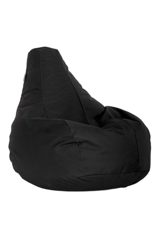 Pouf Damla - Noir - En tissu imperméable