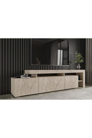 Meuble TV 3 portes Beliz - 192 x 53 x 37 cm