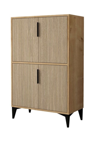 Meuble de rangement 4 portes - 114 x 72 x 36,5 cm