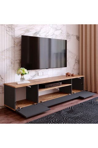 Meuble TV 3 tiroirs - 180 x 44,6 x 44,5 cm