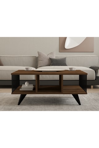 Table basse 2 niches - 900 x 600 x 395 mm