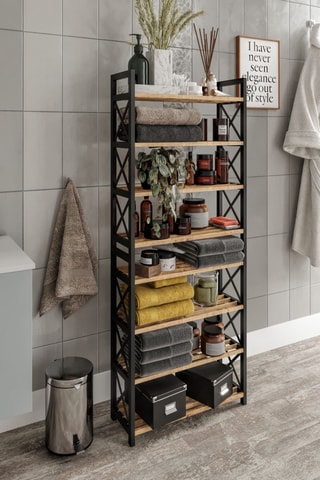 Étagère en bois - 46 x 18 x 128 cm