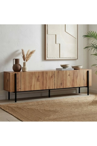 Meuble TV 2 abattants - 180 x 45 x 30 cm