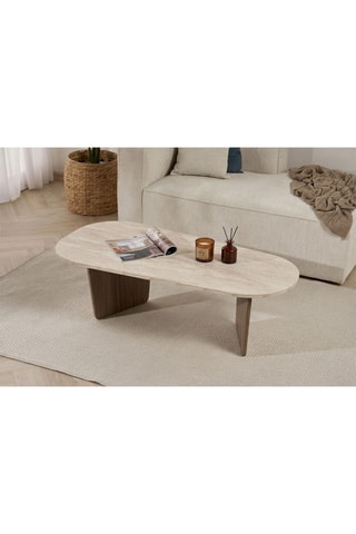 Table basse - 130 x 65 x 38,5 cm