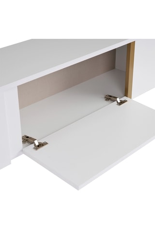 Meuble TV 2 portes - 180 x 30 x 29,5 cm