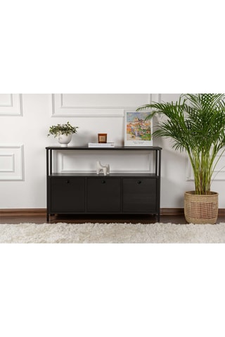 Console 3 portes - 120 x 29,5 x 77 cm