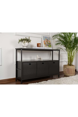 Console 3 portes - 120 x 29,5 x 77 cm