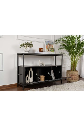 Console 3 portes - 120 x 29,5 x 77 cm