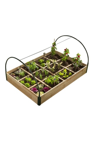 Estufa para horta em madeira - 0,9 m²