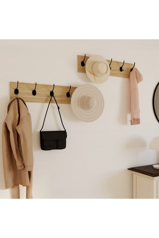 2 bengaleiros de parede - 60 x 10 x 1,2 cm