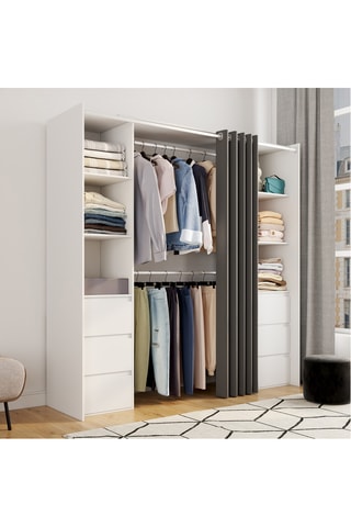 Armário 6 gavetas Iris - 180 x 180 x 50 cm