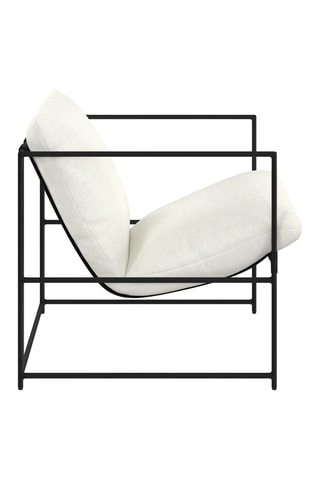 Cadeirão Penelope - Branco e preto