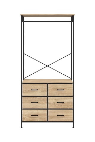 Roupeiro 6 gavetas Iris - 168 x 80 x 40 cm