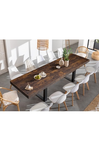 Mesa de refeição extensível Brixton - 200-300 x 75 x 90 cm