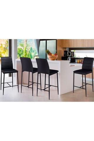 4 cadeiras altas Regilux - 43 x 100 x 52 cm