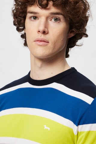 T-shirt - Harmont & Blaine - Rouge, bleu et jaune