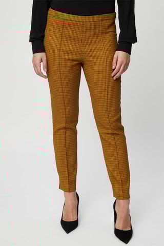 Pantalon droit - Harmont & Blaine - Noir et jaune