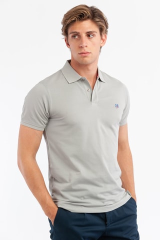 Polo - Harmont & Blaine Jeans - Bleu, gris et rouge