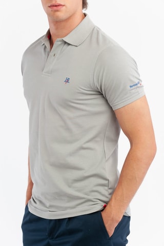 Polo - Harmont & Blaine Jeans - Bleu, gris et rouge