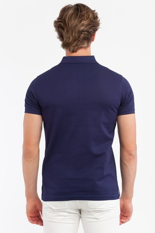 Polo - Harmont & Blaine Jeans - Blanc, bleu et orange