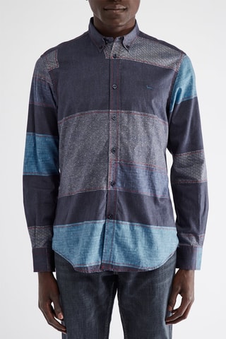 Chemise - Harmont & Blaine - Bleu et gris