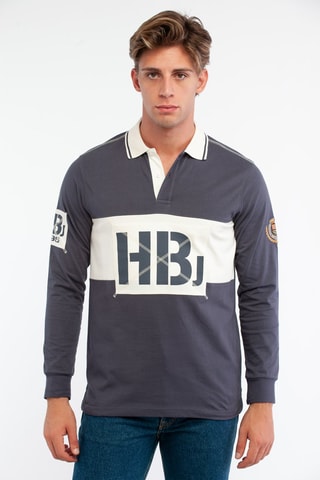 Polo - Harmont & Blaine Jeans - Bleu