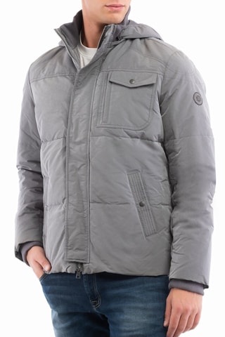 Doudoune à capuche - Gris