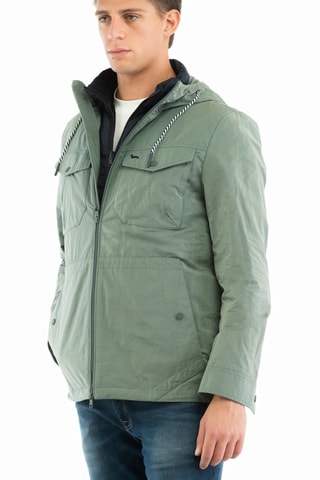 Veste à capuche - Vert